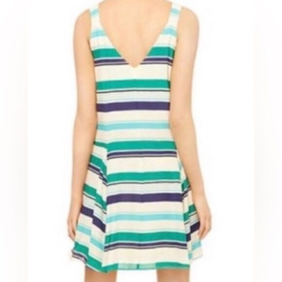 NWT Gorgeous Beachy Anthropologie Sanctuary Striped Dress Large - Picture 2 of 7